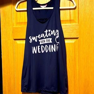 Wedding Workout tank top